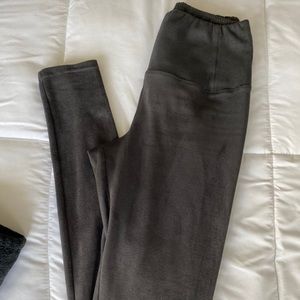 Aritzia Suede ‘Daria Leggings’